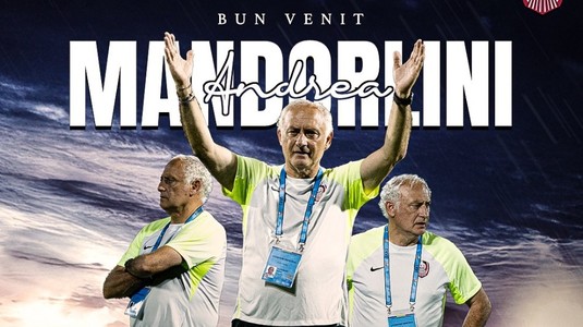 OFICIAL | Andrea Mandorlini e noul antrenor de la CFR Cluj după demisia lui Petrescu