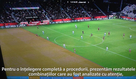 VIDEO | Vassaras a explicat ce s-a întâmplat la faza care a pus pe jar meciul CFR Cluj – U Craiova 0-0. Concluzie despre liniile care au indicat offside-ul