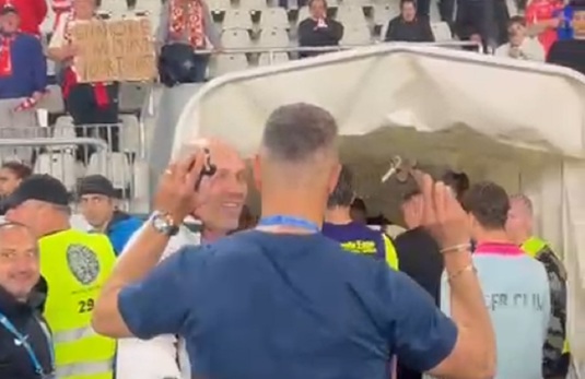 VIDEO | Daniel Pancu a explicat gestul făcut în direcţia fanilor dinamovişti: “Asta e problema rapidiştilor. Le-am arătat, adică ‘piei, Satană!”
