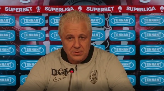 "Cine vrea poate pleca". La prima conferinţă la CFR Cluj, Marius Şumudică a dezvăluit discuţia cu fotbaliştii! „Credeţi că mi-au dat vreun ban, mi-au umplut sacoşa?”
