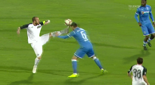 VIDEO | Alibec, aproape de eliminare în primul minut la Giurgiu! Şi-a desfigurat adversarul şi ratează duelul cu fosta sa echipă