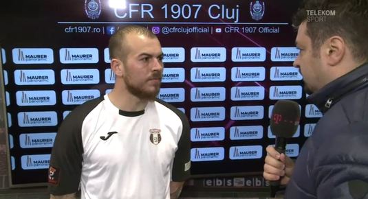 Alibec, după un meci excelent cu CFR Cluj, îşi explică forma bună: ”Acum sunt bine! Mănânc ce mâncam şi înainte”