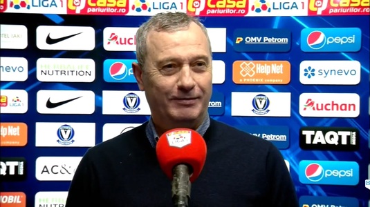 Mircea Rednic voia victoria de la meciul cu FCSB: "Îmi doream mai mult, meritam!". Concluziile după egalul de la Ovidiu