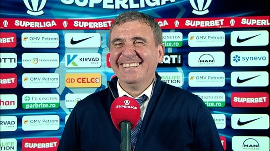 VIDEO | Gică Hagi a întrerupt interviul când i-a văzut pe portarii Rapidului: "Nu, nu, nu. Unde vă duceţi? Voiau să ne ia tactica"