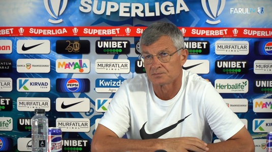 După patru luni fără victorie, Ovidiu Sabău a dat vestea rea pentru Farul: "Mai mult ca sigur n-o să-l avem cu FCSB"