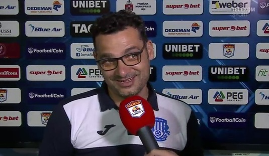 VIDEO | Teja a învins FCSB şi a dezvăluit diferenţele dintre fosta echipă şi Poli Iaşi: "Jucătorii mei sunt cei mai buni"