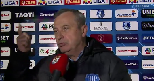 VIDEO Mircea Rednic supărat pe fanii echipei sale: ”Chiar nu înţeleg. Până să vin eu n-au fost vreo 10 victorii să zici că echipa mergea bine”