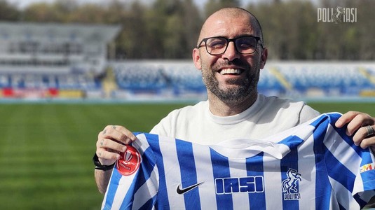 OFICIAL | Poli Iaşi şi-a prezentat noul antrenor, după plecarea lui Leo Grozavu
