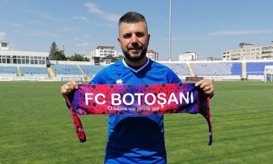 Schimbare în staff-ul tehnic al echipei FC Botoşani. Marius Croitoru are un nou antrenor secund 