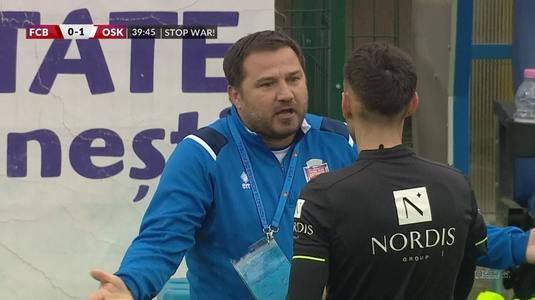 VIDEO | Arbitrul George Găman l-a enervat rău pe Marius Croitoru: ”Nu mă sperii!”