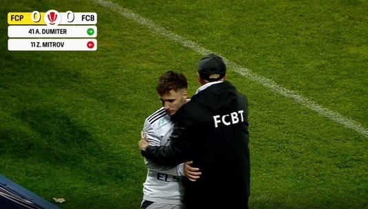 VIDEO | Mitrov, reacţie furioasă după ce a ratat de la 11m şi a fost schimbat de Leo Grozavu