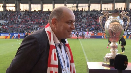 VIDEO | Dioszegi i-a oferit replica galeriei lui U Cluj direct de pe stadion: ”Am auzit că strigă 'România, România'. Noi luptăm pentru Europa”