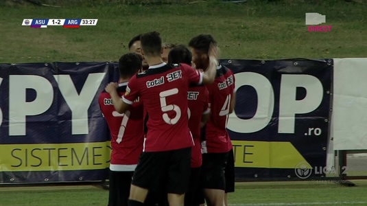 VIDEO | FC Argeş s-a impus cu 3-2 în deplasarea de la ASU Poli Timişoara. Buhăescu a fost eroul piteştenilor