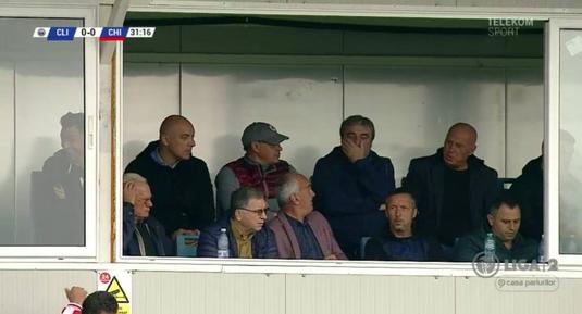 VIDEO | Spectatori de lux la derby-ul din Liga a 2-a. Pe cine au venit să urmărească MM Stoica, Rădoi şi Stoichiţă