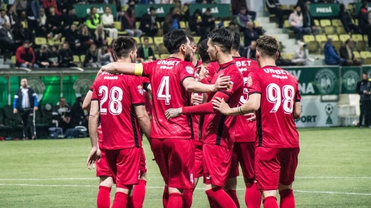 Jucătorii lui Hermannstadt sunt în al nouălea cer după victoria cu U Cluj: ”Suntem cu un pas în Liga I”