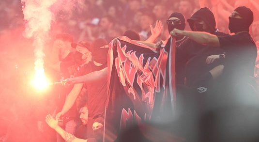 Amenzi incredibile pentru Dinamo şi firma de pază. Ultraşii ”câinilor” au vrut să stea cât mai aproape de peluza Stelei