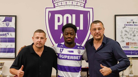 Politehnica Timişoara a dat lovitura pe final de mercato: Kevin Appiah Nyarko, noul atacant al lui Dan Alexa