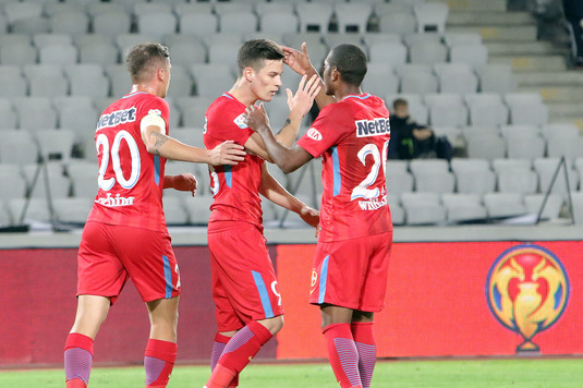Dennis Man, "veteran" în echipa FCSB din Cupă: "Nu mă gândesc la plecare"