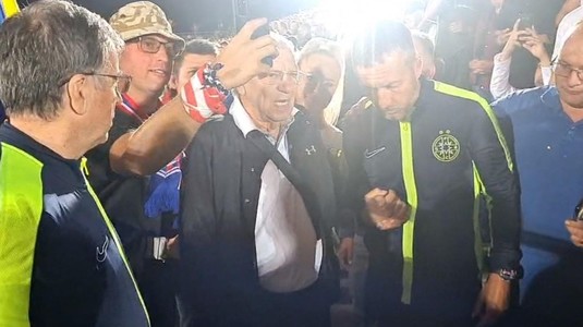 VIDEO | Apariţie surpriză la FC Bihor - FCSB. Emeric Ienei este prezent la meci