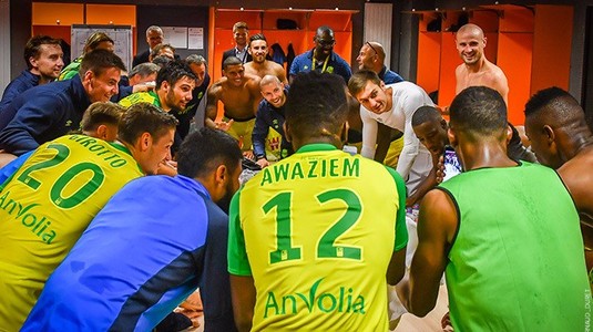 VIDEO | Show în vestiarul lui Nantes. Cum au sărbătorit Tătăruşanu şi ceilalţi jucători victoria cu Montpellier