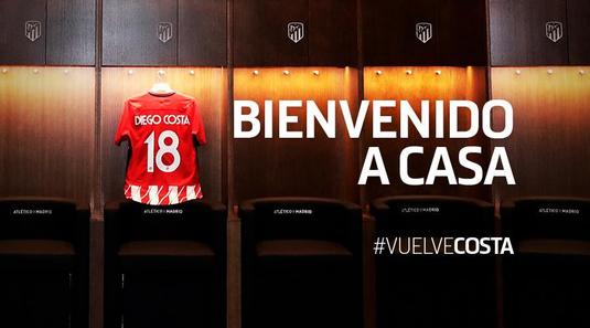 Oficial: Diego Costa, transferat de Atletico Madrid. Când va putea juca