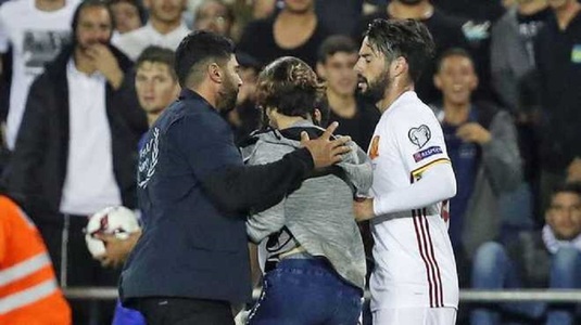 Informaţii contradictorii după Israel - Spania! "Isco a fost atacat cu un cuţit pe teren!" Federaţia din Israel dezminte