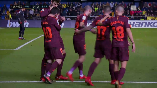 VIDEO | FC Barcelona a oprit seria remizelor. A câştigat pentru prima dată în ultimele trei etape şi s-a distanţat în fruntea clasamentului din La Liga 