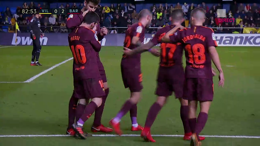 VIDEO | FC Barcelona a oprit seria remizelor. A câştigat pentru prima dată în ultimele trei etape şi s-a distanţat în fruntea clasamentului din La Liga
