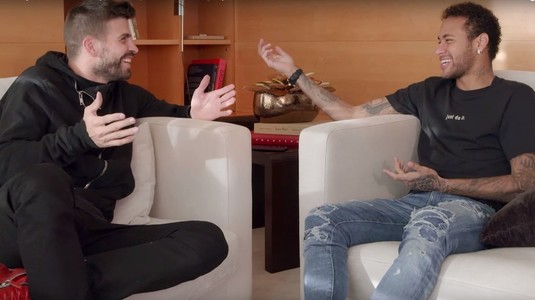 VIDEO | Luat la întrebări de Pique, Neymar a recunoscut: "A fost îngrozitor. Cel mai urât moment din cariera mea"