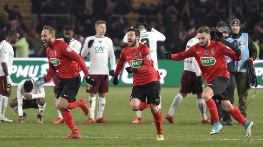 Surpriză uriaşă în Cupa Franţei! O echipă din Liga a 3-a a ajuns până în semifinalele competiţiei