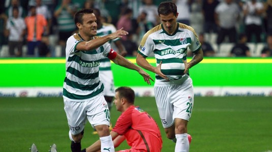 VIDEO | Stancu, din nou decisiv pentru Bursaspor. A marcat golul victorie împotriva echipei lui Paul Papp