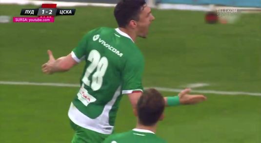 VIDEO | Claudiu Keşeru e pe cai mari în Bulgaria. A marcat din nou pentru Ludogoreţ şi a ajuns la trei goluri în două meciuri în play-out