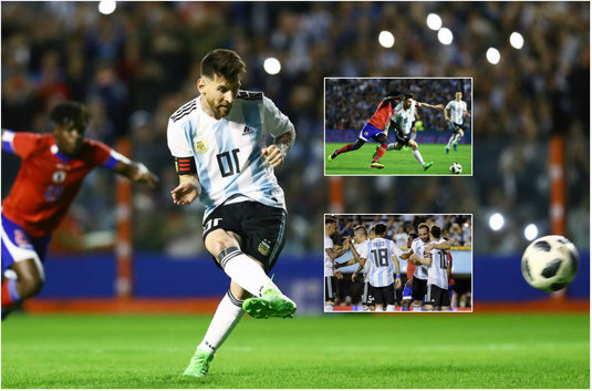 VIDEO | Messi s-a încălzit pentru Mondial! După un sezon cu aproape 60 de meciuri, a jucat excelent şi la naţională! A dat trei goluri şi l-a făcut şi pe al 4-lea