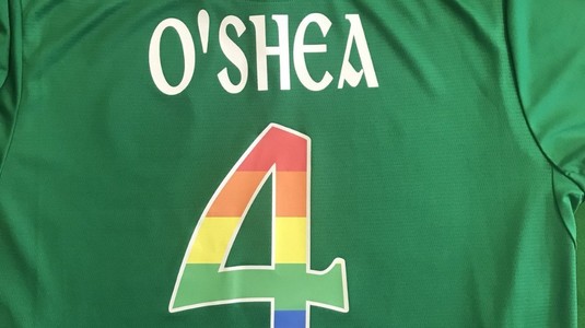 Naţionala Irlandei va evolua cu tricouri având culorile curcubeului la meciul amical cu SUA