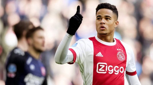 Ajax a refuzat o ofertă de 25 de milioane de euro pentru Justin Kluivert. Trei cluburi de top sunt interesate de el