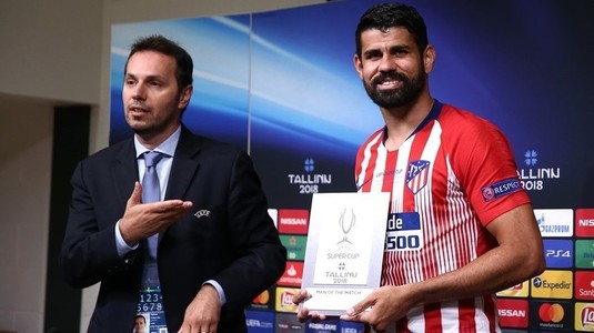 Diego Costa a fost desemnat jucătorul meciului la Supercupa Europei