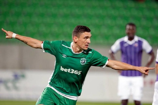 Claudiu Keşeru, două goluri pentru Ludogoreţ la meciul cu Dunav Ruse