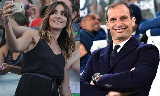 Bat clopotele de nuntă în Italia | Massimiliano Allegri a cerut-o de soţie pe Ambra Angiolini