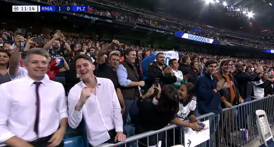 VIDEO | Imaginea anului! Mesajul anti-PSD a ajuns şi pe Santiago Bernabeu. Cum a fost surprins un fan român după golul lui Benzema