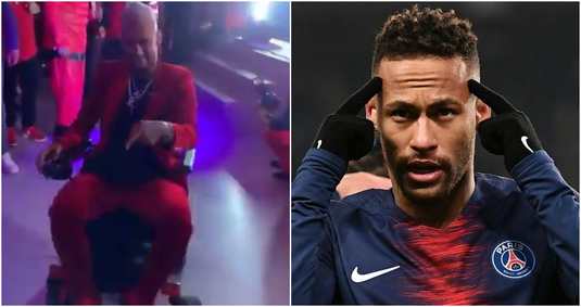 VIDEO INCREDIBIL | Neymar şi-a serbat ziua în scaunul cu rotile. Cum a "rupt" ringul de dans şi dorinţa inedită pusă: vrea "un nou metatarsian"