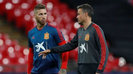 Sergio Ramos, mesaj emoţionant pentru Luis Enrique. Selecţionerul Spaniei a demisionat din cauza unor probleme de familie