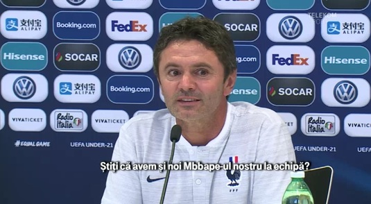 VIDEO SENZAŢIONAL | Cum a reacţionat selecţionerul naţionalei Franţei când a fost întrebat dacă îl cunoaşte pe "Mbappe de România"