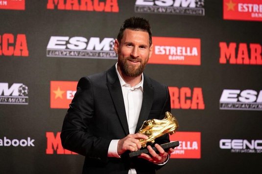 Lionel Messi a primit Gheata de Aur pentru a şasea oară