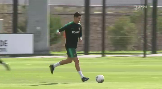 VIDEO | A minţit Sarri? Cristiano Ronaldo s-a antrenat normal la naţionala Portugaliei