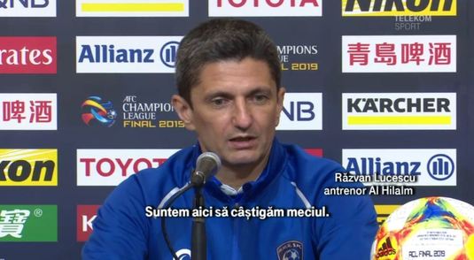 VIDEO Răzvan Lucescu e gata de returul finalei Ligii Campionilor Asiei: ”Vom intra pe teren să câştigâm meciul!”