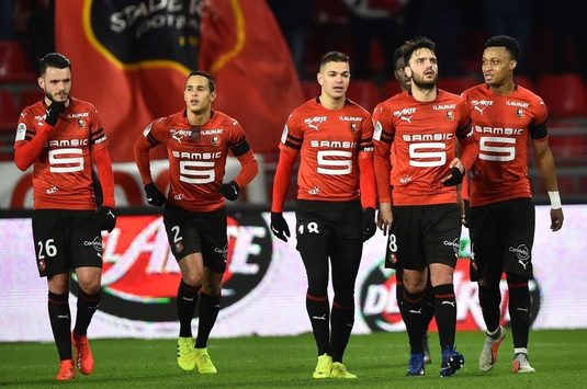 Eliminată din Liga Europa, din grupa CFR-ului, Rennes a ajuns pe podium în Ligue 1!