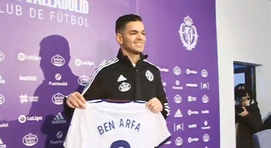 FOTO L-au transferat pe un alt post :) Fanii lui Valladolid s-au frecat la ochi când au văzut ce număr şi-a ales Ben Arfa: "Eu cred că-mi stă bine"