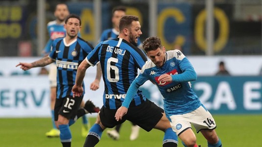 În Italia nu se mai joacă fotbal. După Juventus - AC Milan, semifinala din Cupa Italiei Napoli - Inter a fost şi ea amânată