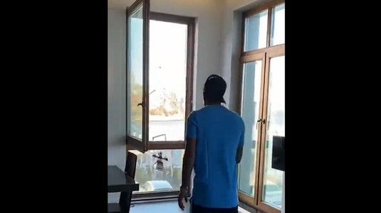 VIDEO | Surpriză uriaşă pentru Malcom. Brazilianul lui Zenit a fost premiat de o dronă la fereastra apartamentului