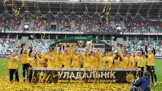 Paradox în pandemie! Bate Borisov a câştigat Cupa Belarusului. Peste 5000 de spectatori au asistat la finală 